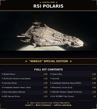 Star citizen polaris wikelo - citizen,