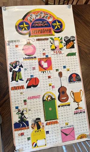 Calendario parete vintage - calendario,