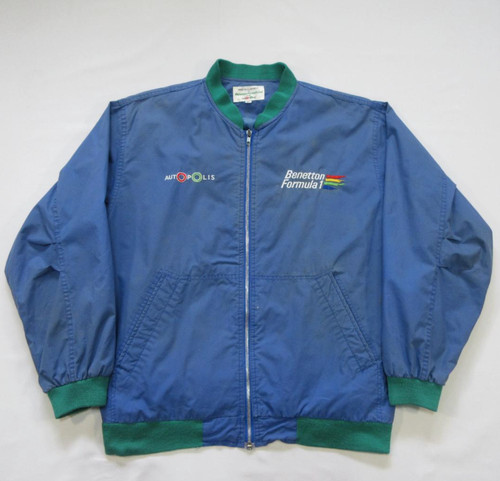 Giacca cotone blu benetton - giacca,