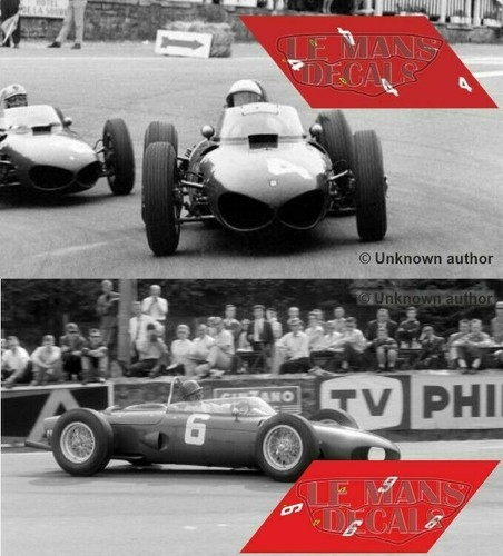 Decalcomanie ferrari 156 - ferrari, f1