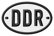 DDR Osti toppa iron-on patch