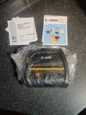 Zebra ZQ521 Stampante termica Bluetooth per codici a barre mobile. Nuovo con scatola, cavo, clip, custodia.