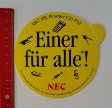 Adesivo/Sticker: NEC Pinwriter