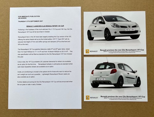Clio renaultsport 197 - renaultsport, cup