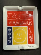 Picasso Esposizione Vallauris 1958 Posacenere in ceramica  Tognana licenza 2004