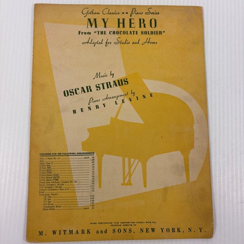 Hero spartiti vintage - my,