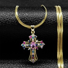 Collana in acciaio vintage con