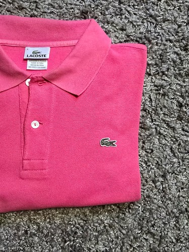 Polo lacoste uomo - rosa, fucsia