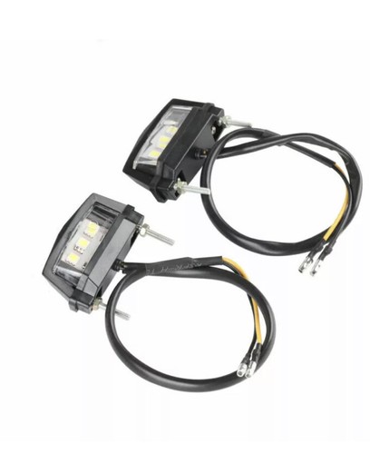 2xluce targa moto - targa, luci