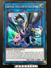 Carte YU-GI-OH! GRIFFON, CHEVALIER DU CAUCHEMAR MP19-FR029 FR UR NEUF