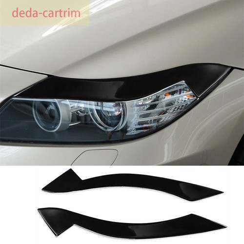Gloss black front headlight - front,