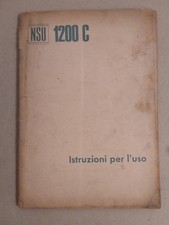 NSU  1200 C  ISTRUZIONI PER L'USO
