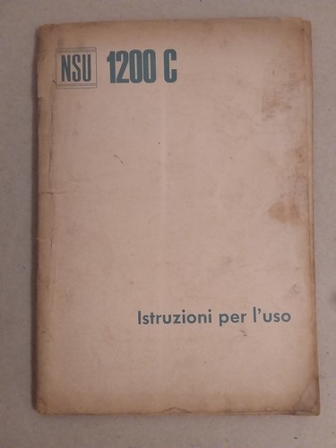 Nsu 1200 istruzioni - ,