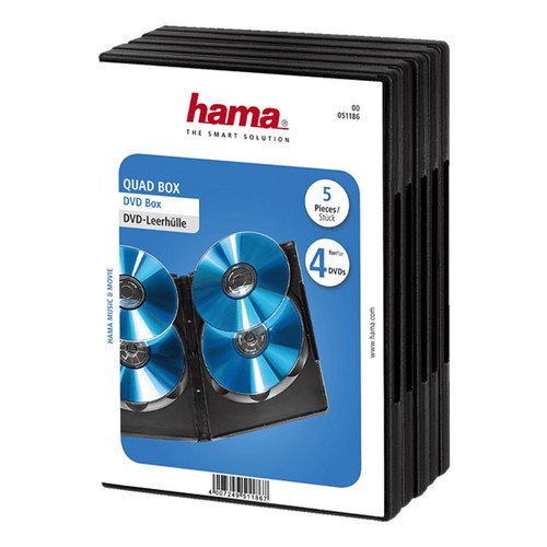 Hama custodie per dvd - per, 4