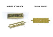 Anima Metallica Piatta o Bombata per Comporre Nastrini e Medaglie Militari