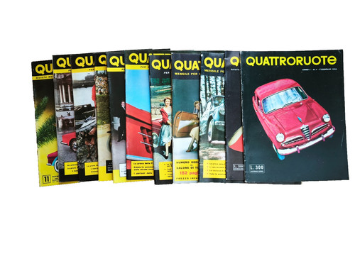 Quattroruote 1956 annata - quattroruote,