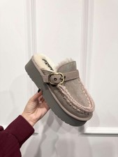 Mou platform clog suede - clog,
