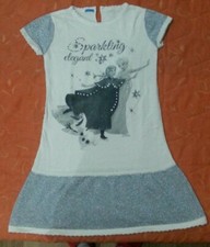 lotto 350b vestito abito ELSA 7/8 anni bimba bambina