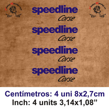 Sticker Vinilo Decal Vinyl Aufkleber Speedline Speed line corse 2 Colores