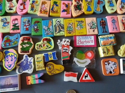 Gomme gommine eraser vintage - gomme,