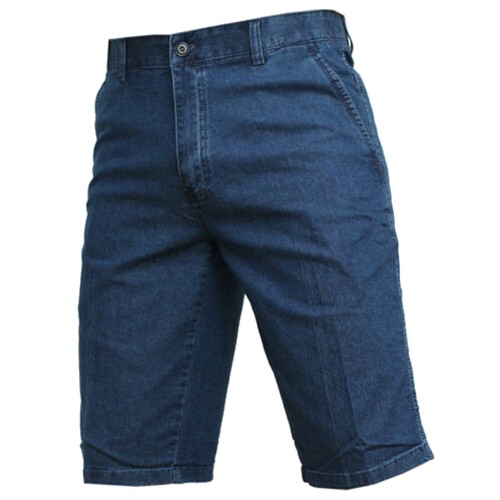 Bermuda jeans uomo classico - bermuda,