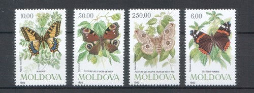 Moldavia 1993 farfalle - farfalle, e