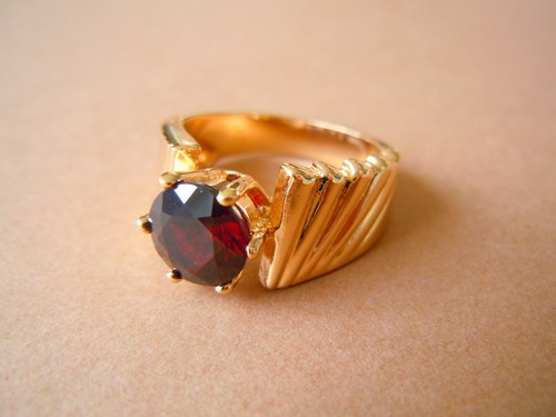 Anello placcato oro colore - anello,