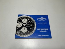 BOOKLET BREITLING OLD NAVITIMER AUTOMATIC LIBRETTO DELLE ISTRUZIONI ANNO 87