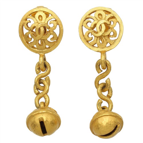 Orecchini chanel tono oro - chanel,