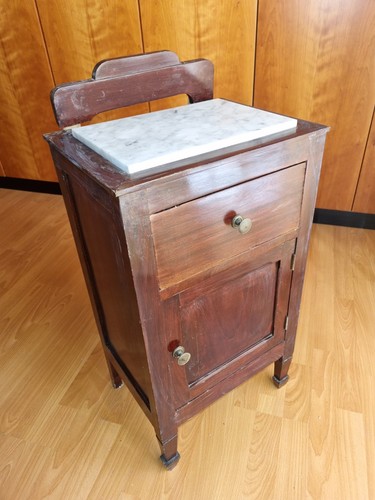 Comodino legno marrone - marrone, con