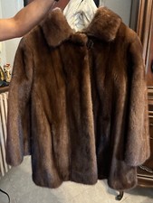 pelliccia visone marrone tg