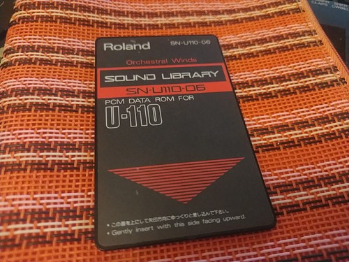 Card roland u110 06 - roland, sn-u110-06