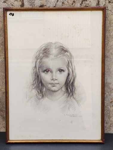Dipinto matita ritratto - dipinto, a