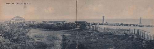 Fregene piazzale del - -, mare