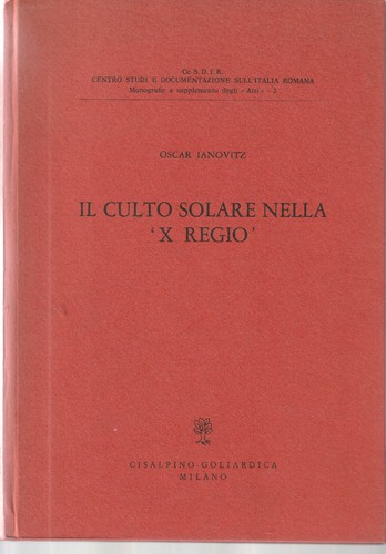 Culto solare nella regio - culto, x