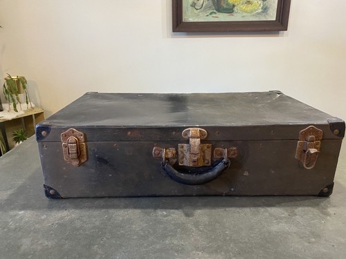 Valigia baule vintage beehler - valigia,