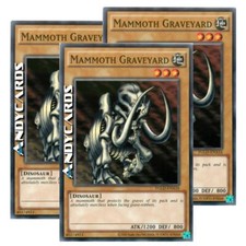 3x MAMMOTH GRAVEYARD (Mammuth Delle Tombe) • Comune • YGLD ENA16 • Unl • YUGIOH!