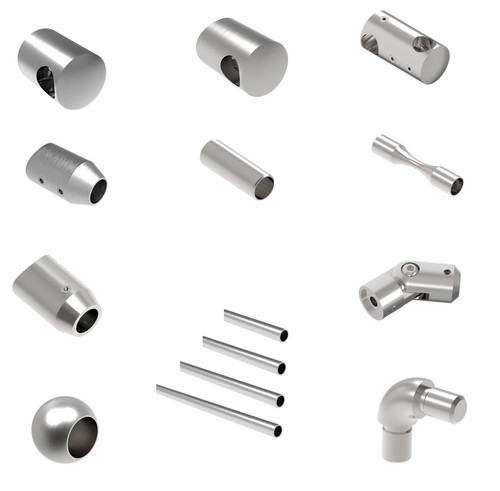 Acciaio inox v2a portacanne - acciaio,