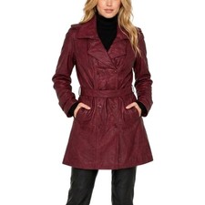 Trench donna bordeaux vera
