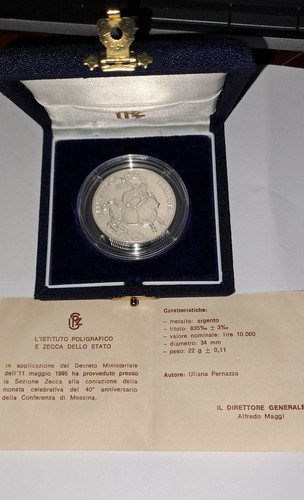 Moneta 10000 lire argento - 10000,