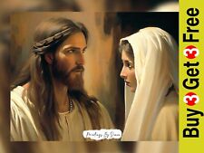 Gesù e Maria di fronte l'uno