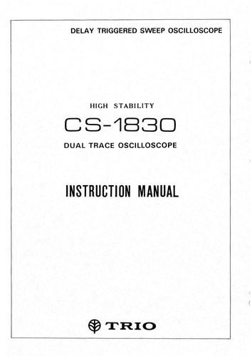 Kenwood trio 1830 - kenwood, trio-cs-1830