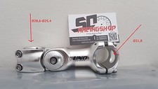 Attacco manubrio uno - uno, silver