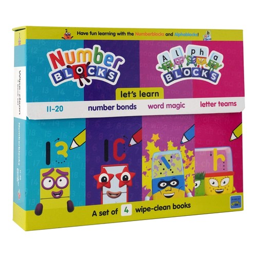 Numberblocks and alphablocks - and,