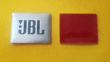 JBL X 2 PZ STEMMA CROMATO LOGO ADESIVO PER ALTOPARLANTI STEREO AUTO SCRITTE