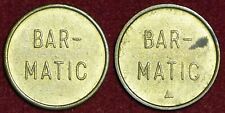 Token ancien jeton Bar-Matic