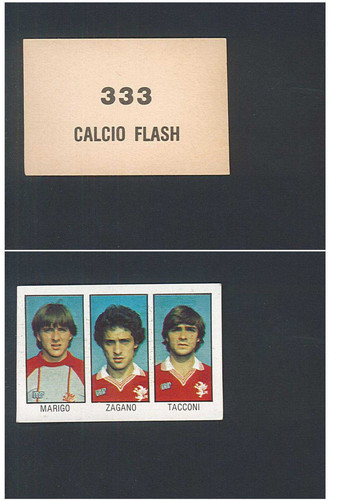 Figurina calcio flash 1982 - figurina,