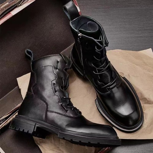 Scarpe alte uomo pelle fatte - , a