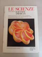 Rivista LE SCIENZE n 304 SCIENTIFIC AMERICAN Vintage DICEMBRE 1993 Tetano Vasa !