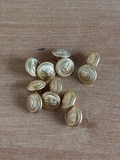 STOCK 12 BOTTONI POLIZIA DI STATO '60/'70 FRATELLI TURCO NAPOLI DIAMETRO 15 MM